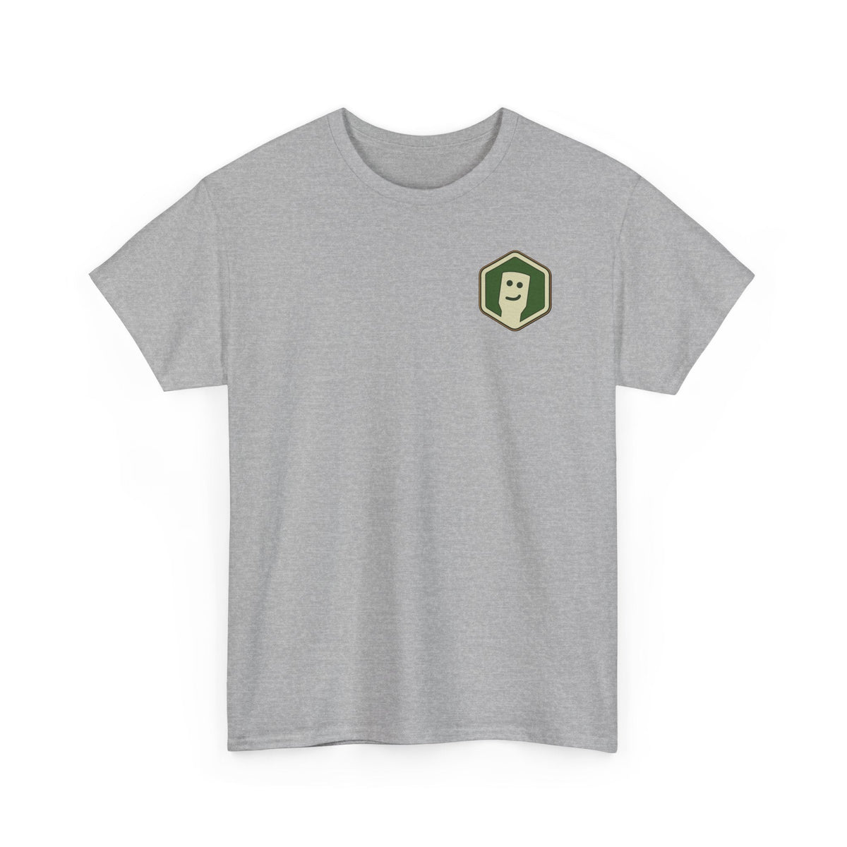 Bud Bud Supply Co. Logo Tee — Retro Green Script Chest & Back Shirt - BudBud Supply Co.