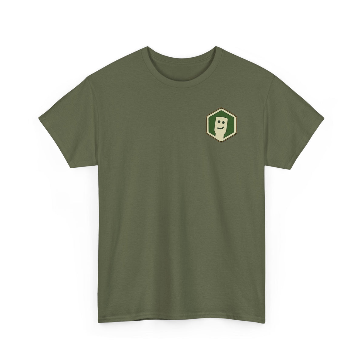 Bud Bud Supply Co. Logo Tee — Retro Green Script Chest & Back Shirt - BudBud Supply Co.