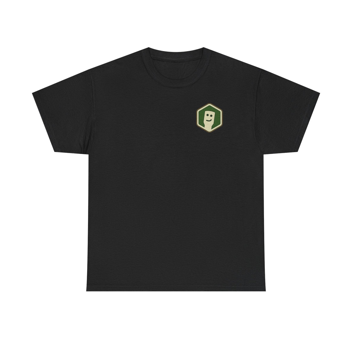 Bud Bud Supply Co. Logo Tee — Retro Green Script Chest & Back Shirt - BudBud Supply Co.