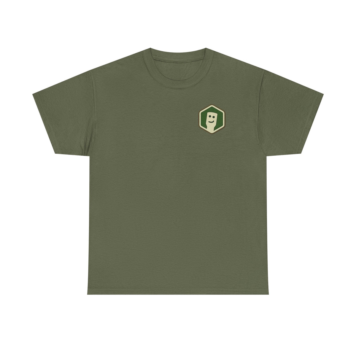 Bud Bud Supply Co. Logo Tee — Retro Green Script Chest & Back Shirt - BudBud Supply Co.