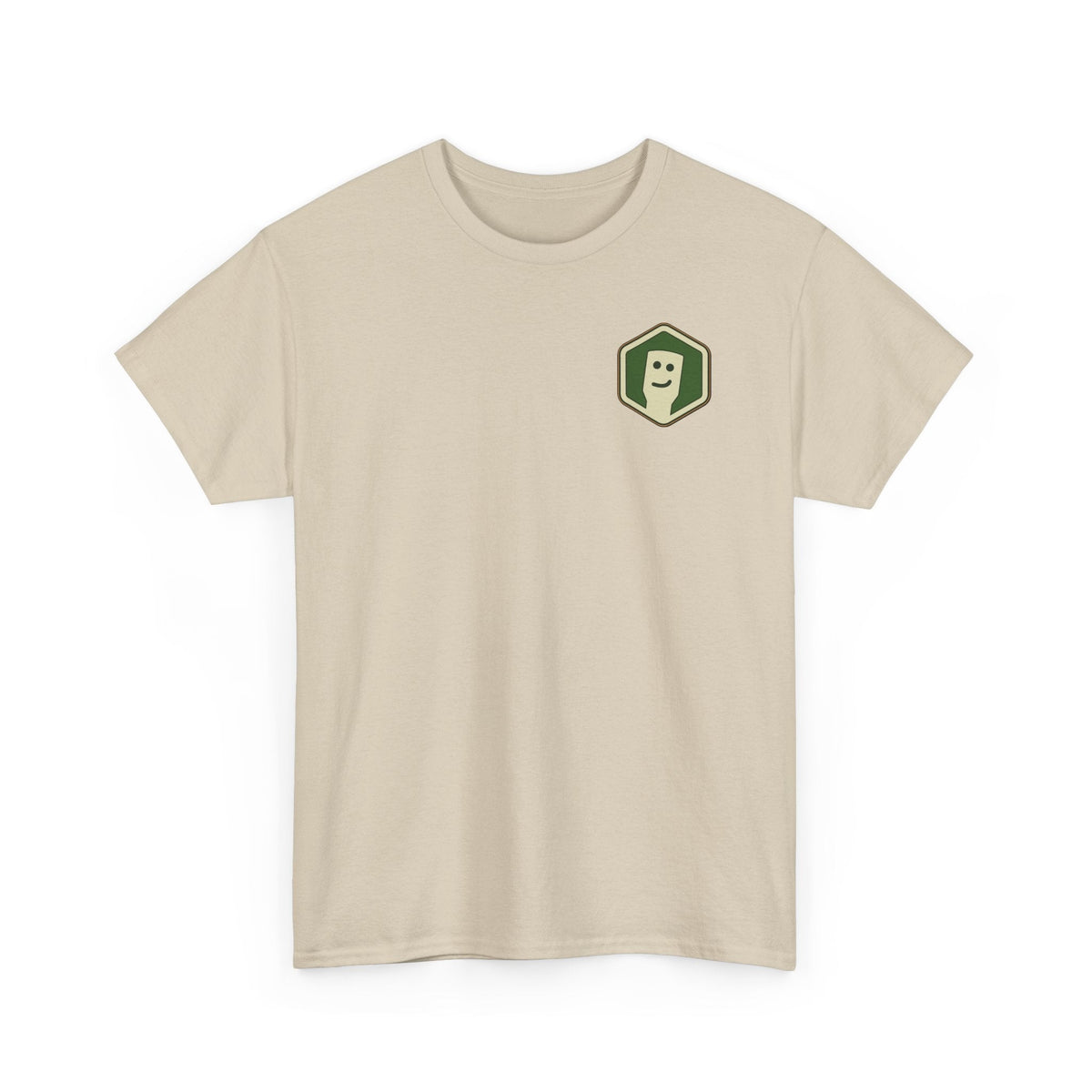 Bud Bud Supply Co. Logo Tee — Retro Green Script Chest & Back Shirt - BudBud Supply Co.