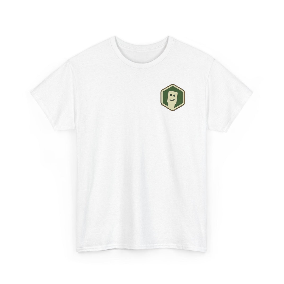 Bud Bud Supply Co. Logo Tee — Retro Green Script Chest & Back Shirt - BudBud Supply Co.