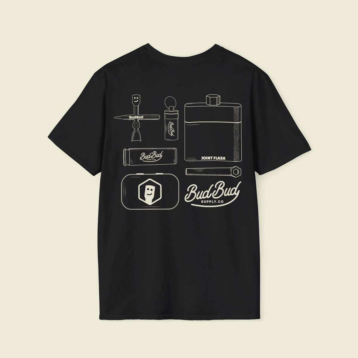 Campout Diagram T-shirt - BudBud Supply Co.
