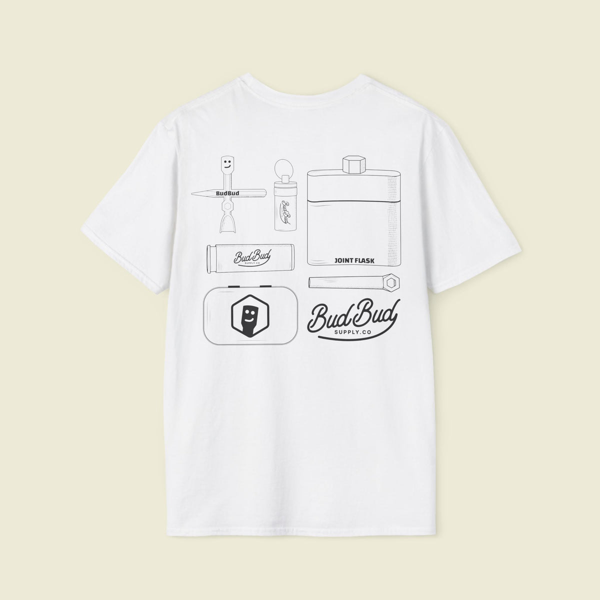 Campout Diagram T-shirt - BudBud Supply Co.